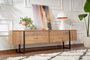 Nordure Mueble para TV Serenity - Pino Atlántico y Negro